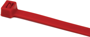 Cable tie internally serrated, polyamide, (L x W) 200 x 4.6 mm, bundle-Ø 1.5 to 50 mm, red, -40 to 85 °C