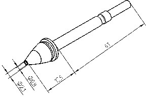 0722ED0821/SB Ersa Soldering tips, desoldering tips and hot air nozzles Image 2