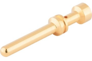 Pin contact, 0.75-1.0 mm², AWG 18, crimp connection, gold-plated, 11192100