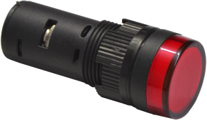 LED signal light, 230 V (AC), red, Mounting Ø 16 mm, LED number: 1