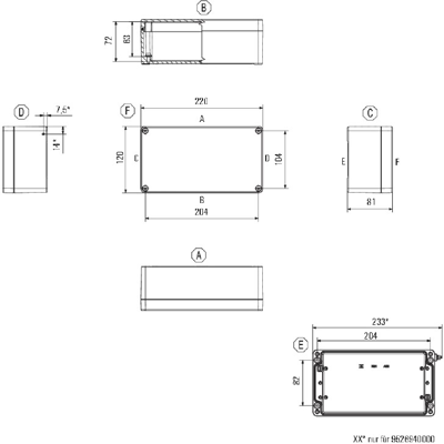 1937750000 Weidmüller General Purpose Enclosures Image 2