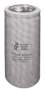 Electrolytic capacitor, 15000 µF, 63 V (DC), -10/+30 %, Ø 50 mm