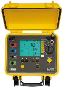 Earth tester C.A 6472, CAT IV 50 V, 0.01 Ω to 99.99 kΩ
