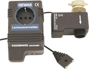 Leakage water detector without machine shutdown, 220-240 VAC, 0 to 50 °C, black, GEWAS191-N-GE
