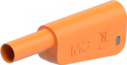 4 mm plug, screw connection, 2.5 mm², CAT II, CAT III, orange, 66.2024-30