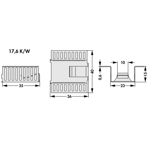 FK 282 MI 247 O Fischer Elektronik Heat Sinks Image 2