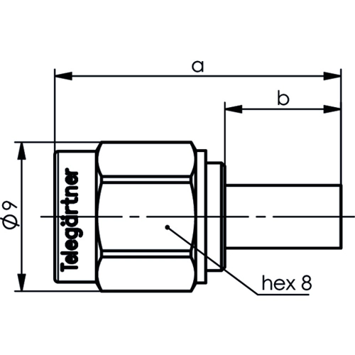 J01150A0749 Telegärtner Coaxial Connectors Image 2