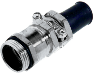 Cable gland with bend protection, PG36, 50/50 mm, Clamping range 23 to 26 mm, IP65, silver gray, 52001150