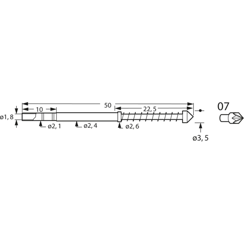 F34007S350L260 Feinmetall Contact Probes Image 3