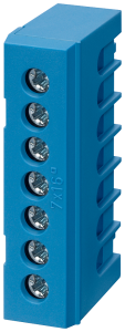 ALPHA-ZS, N terminal, 7-pole 7x 16 mm2, blue