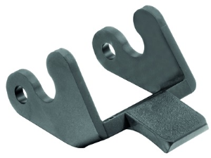 Locking bracket, size 3A, Polycarbonate/stainless steel, longitudinal bow locking, 09000005242