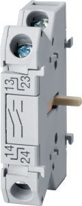 Auxiliary switch, 2 Form A (N/O), for main and emergency stop switch 3LD2, 3LD9200-6C