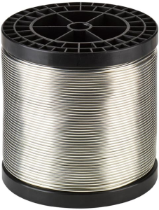 Solder wire, lead-free, SAC (Sn96.5Ag3.0Cu0.5), Ø 1 mm, 500 g