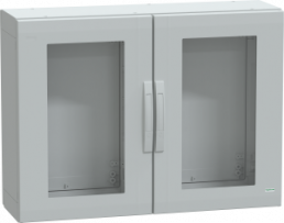 Control cabinet, (H x W x D) 750 x 1000 x 320 mm, IP65, polyester, light gray, NSYPLA7103TG