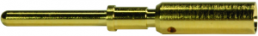 Pin contact, 0.75 mm², AWG 20, crimp connection, gold-plated, 21011009924