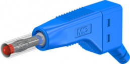4 mm plug, screw connection, 2.5 mm², blue, 64.9326-23