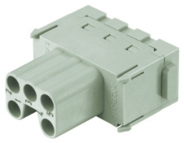 Socket contact insert, 5 pole, equipped, cage clamp terminal, 09140052716