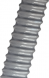 Spiral protective hose, inside Ø 22 mm, outside Ø 27 mm, BR 20 mm, PVC, gray