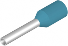 Insulated Wire end ferrule, 0.75 mm², 14 mm/8 mm long, light blue, 9021230000