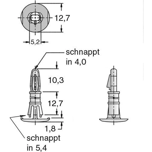 006.81.256 Ettinger PCB Fasteners Image 2