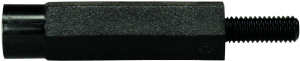 Hexagonal spacer bolt, External/Internal Thread, M4/M4, 18 mm, polyamide