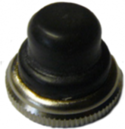 Cap, round, Ø 10 mm, (H) 13 mm, black, for pushbutton switch, 20.17292.21