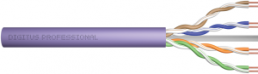LSZH Installation cable, Cat 6, 8-wire, AWG 23, purple, DK-1613-VH-1