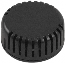 ABS miniature enclosure, (L x W x H) 45 x 45 x 20 mm, black (RAL 9005), IP30, 1551V11BK