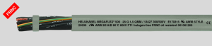 Polymer control line MEGAFLEX 500 5 G 0.75 mm², AWG 19, unshielded, gray