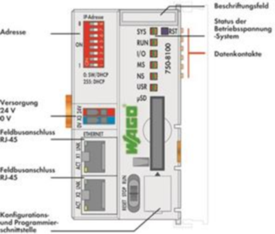 750-8100 WAGO PLC controls, logic modules Image 2