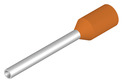 Insulated Wire end ferrule, 0.5 mm², 18 mm/12 mm long, orange, 1076980000