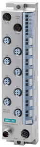 Sensor-actuator distributor, ethernet, PROFINET, modbus, 8 x M12 (5 pole), 6ES7142-6BG00-0BB0