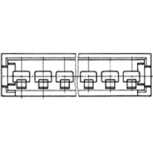 280633 AMP Accessories for PCB Connectors, Connector Systems