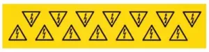 1700530001 Weidmüller Inspection labels, plates and tapes