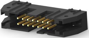 Pin header, 14 pole, 2 rows, pitch 2.54 mm, solder pin, pin header, tin-plated, 5102153-2