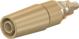 4 mm socket, screw connection, mounting Ø 8.3 mm, CAT II, brown, 23.3050-27