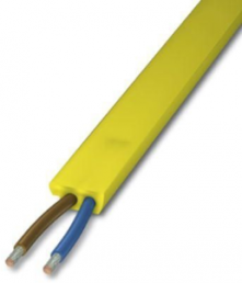 EPDM Flat cable 2 x 1.5 mm², unshielded, yellow