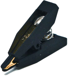 Kelvin alligator clip, max. 3 mm, L 41.3 mm, screw connection, BU-75K