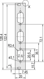 30118-347 SCHROFF Accessories for Enclosures