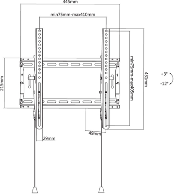 ICA-PLB-59T EFB-Elektronik Monitor mount Image 2
