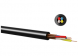 AF cable, 4 x 0.08 mm², black, 4