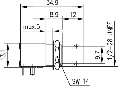 100046011 Telegärtner Coaxial Connectors Image 2