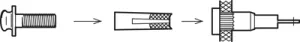 C-191 010 BJZ Earthing cables, Earthing boxes, Snap fasteners