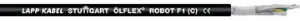 PUR Robot cable ÖLFLEX ROBOT F1 (C) 2 x 0.34 mm², shielded, black
