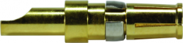 Receptacle, 0.5-1.0 mm², AWG 20-16, crimp connection, gold-plated, 09691827420