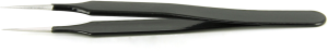 ESD tweezers, uninsulated, antimagnetic, Epoxy coating, 110 mm, 4.SA.NE.6