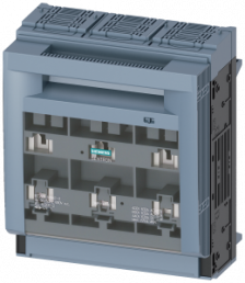 Fuse load-break switch, cover handle, 3 pole, 630 A, 690 V, (W x H x D) 249.4 x 306 x 161.5 mm, busbar, 3NP1163-1JC10