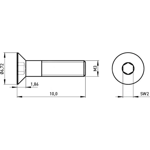 001.19.340 Ettinger Screws, Threaded Rods Image 2