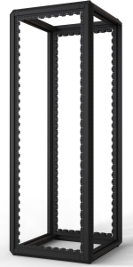 33 U cabinet rack, (H x W x D) 1600 x 600 x 600 mm, steel, black gray, 20630-083