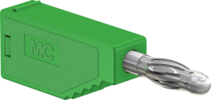 4 mm plug, solder connection, 2.5 mm², green, 22.2632-25